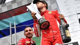 Eine Fotostrecke von MSM-Redakteur Florian Becker: Sebastian Vettel wird beim Ferrari-Sieg in Montreal sentimental, Romain Grosjean vermutet einen Biber im Auto, Fernando Alonso hat Gedächtnislücken und Max Verstappen knutscht Bottas ab. Die besten Sprüche vom Rennwochenende in Kanada., Foto: Sutton