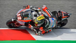 3. Tom Lüthi (Dynavolt Intact GP, Kalex): Der Moto2-Routinier erwischte einen hervorragenden Start und übernahm von P2 aus die Führung von Teamkollege Marcel Schrötter. Diese behielt Lüthi bis zur achten von 21 Runde. Da ging Alex Marquez in Kurve eins an ihm vorbei. Marquez' Pace konnte Lüthi nicht mitgehen und musste fünf Umläufe später auch Lokalmatador Luca Marini vorbeilassen., Foto: Intact GP - F. Glänzel