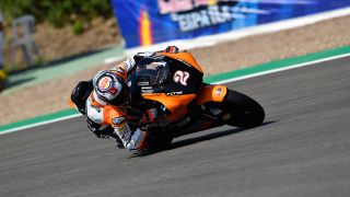Jesko Raffin (21. Moto2, NTS RW Racing): Der Schweizer startete aus der vorletzten Position und konnte im Rennen lediglich den Spanier Marcos Ramirez überholen. Aufgrund vieler Ausfälle wurde Raffin dennoch auf den 21. Rang nach vorne gespült. Selbst auf den 20. Rang fehlten ihm aber mehr als 18 Sekunden., Foto: MotoGP.com