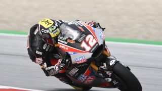 Tom Lüthi (Platz 5, Moto2, Liqui Moly Intact GP): Versöhnlicher Abschluss des Double Headers in Spielberg für Tom Lüthi. Schon am Start ging es für den Schweizer nach vorne, anschließend lauerte er als erster Verfolger auf Fehler in der Spitzengruppe. Der Gefallen wurde ihm jedoch nicht getan, sodass es am Ende Rang fünf wurde., Foto: LAT Images